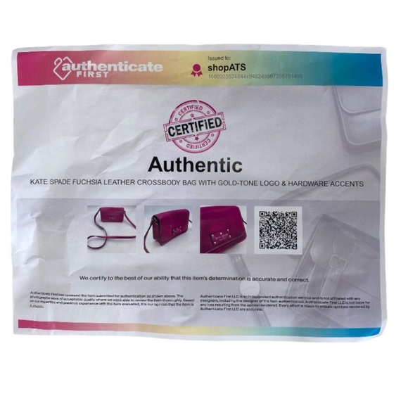 Kate Spade Wellesley Small Fynn Leather Crossbody, Baja Rose (+COA) - Picture 16 of 16